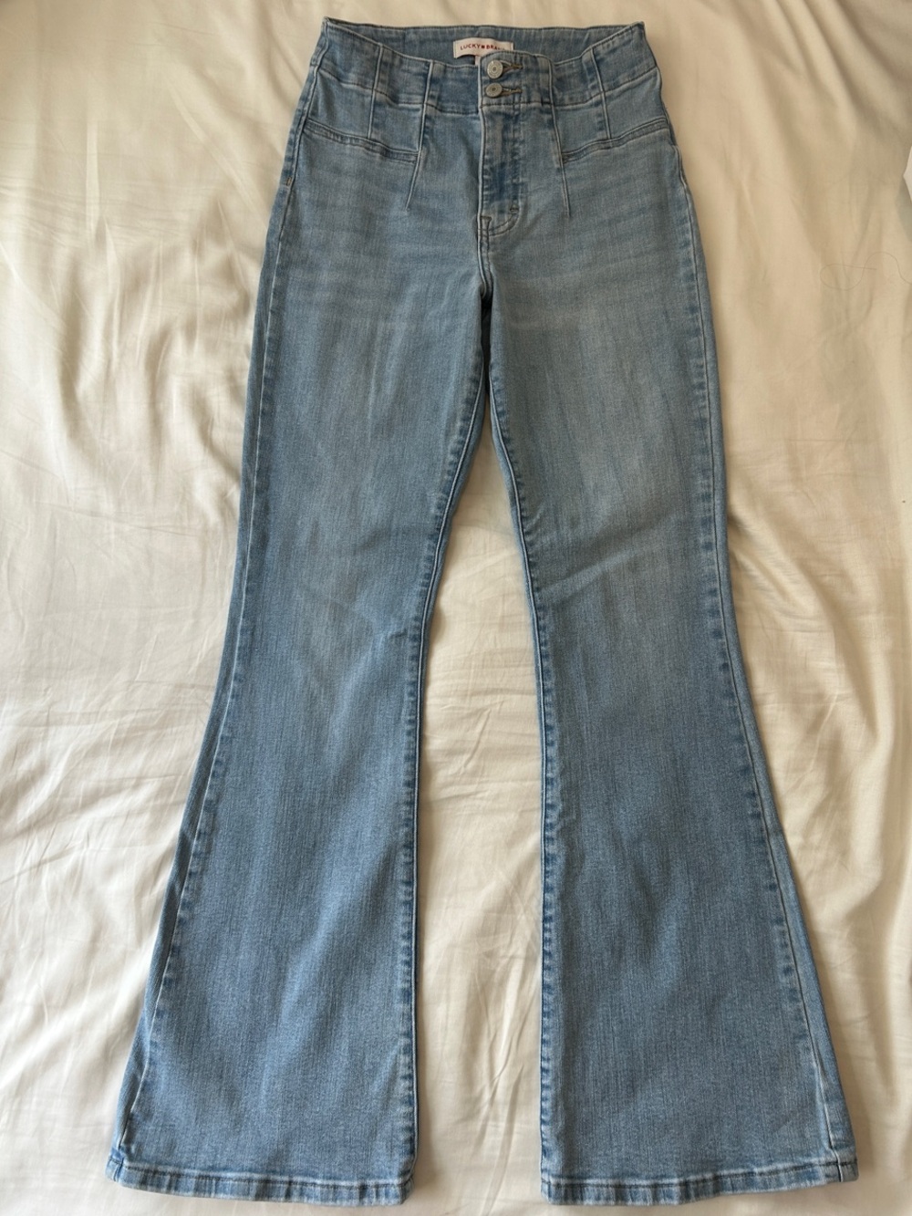 Lucky Brand “Stevie” High Rise Flare - 6/28 Regular